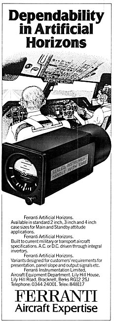 Ferranti Artificial Horizon 1980                                 