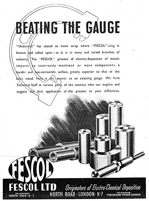 Fescol Electro Chemical Deposition. Fescolised                   