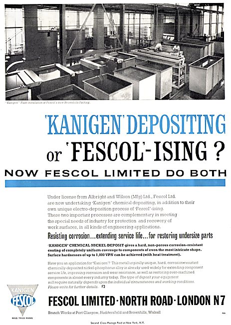 Fescol.: Fescolising - Kanigen Depositing                        