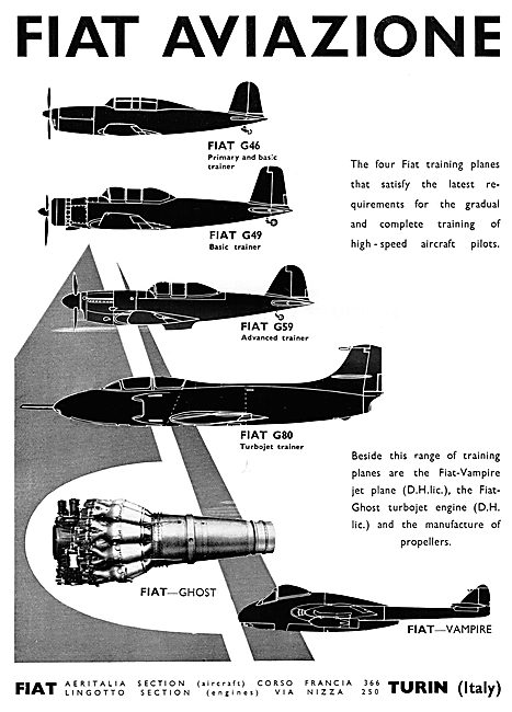 Fiat G46  Fiat G49  Fiat G59   Fiat G80                          