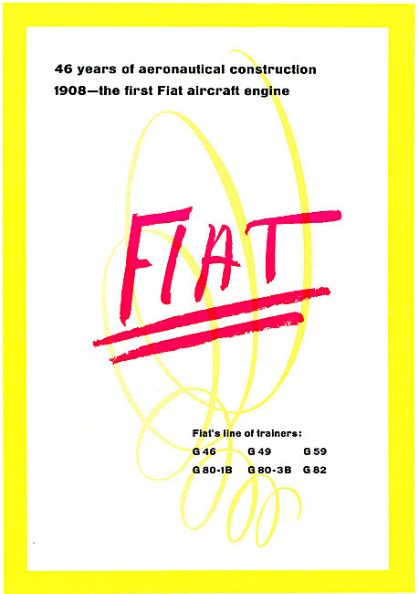 Fiat Training Aircraft 1954                                      