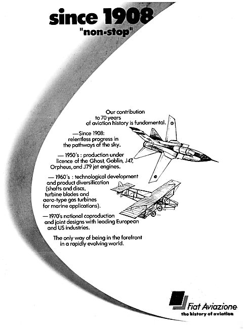 Fiat Aviazione Partner Projects 1978                             