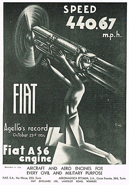 Fiat AS6 Aero Engine                                             