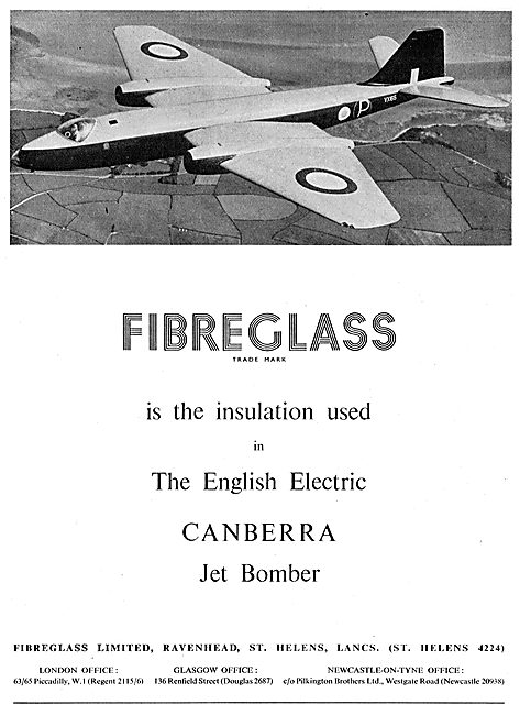 Fibreglass Aircraft Insulation                                   