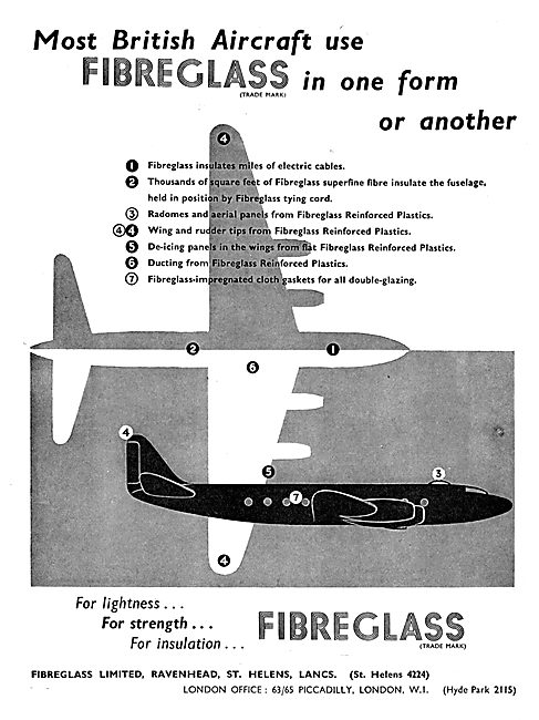 Fibreglass Ltd In Aircraft Construction                          