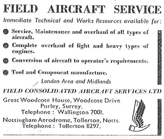 Field Aircraft Services - Fields                                 