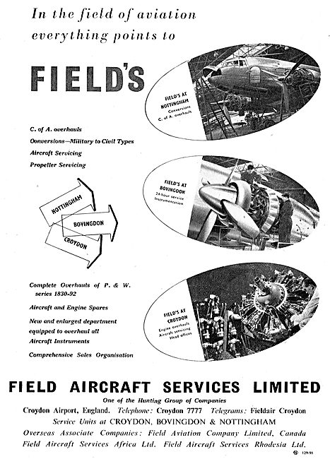 Field's Aircraft Sales & Engineereing Services                   