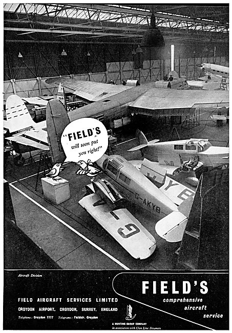 Field Aircraft Services - Maintenance, Sales & Service           