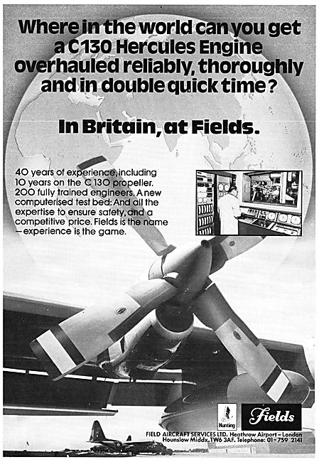 Fields Aircraft Services - FieldTech 1976                        