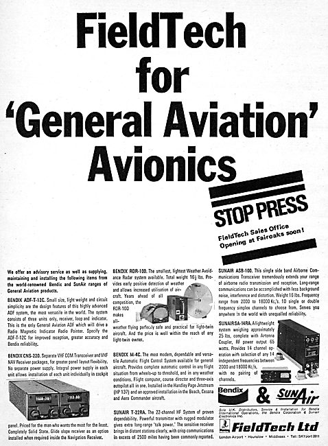 FieldTech  - Bendix SunAir Avionics                              