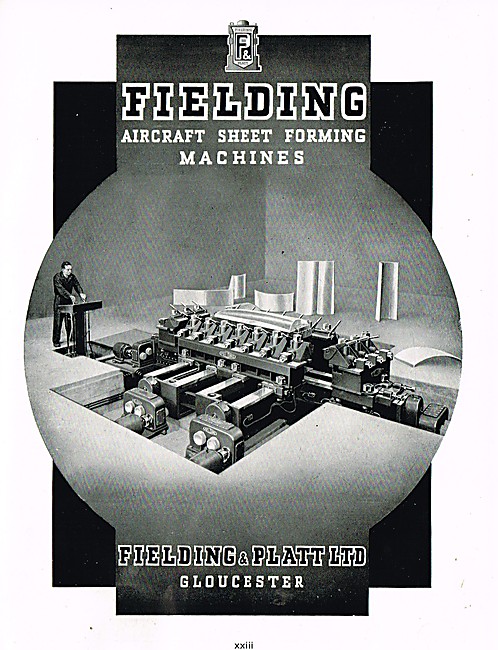 Fielding & Platt Aircraft Sheet Metal Forming Machines           