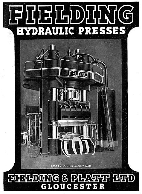 Fielding & Platt Hydraulic Presses 1943                          