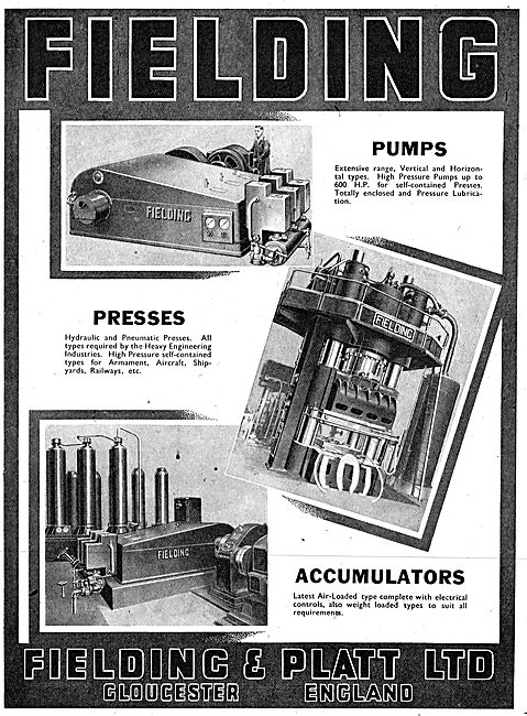 Fielding & Platt Industrial Pumpas & Presses                     