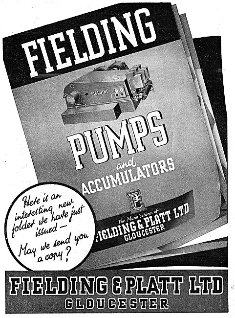 Fielding & Platt Industrial Pumps & Accumulators 1943            