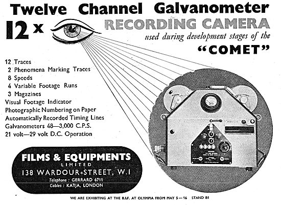 Flims & Equipment Ltd - 12 Channel Recording Galvanometer        