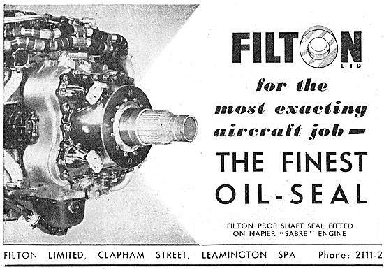 Filton Oil Seals & Bellows Glands - Leather Synthetic Rubber     