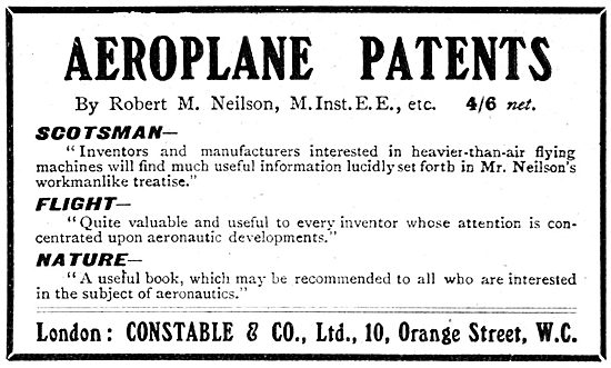 Constable & Co - Aeroplane Patents                               