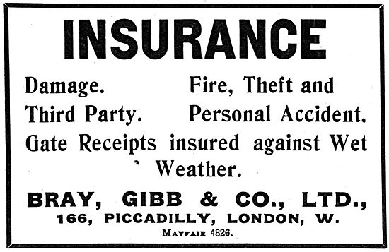 Bray, Gibb & Co. Aviation Insurance Risks                        