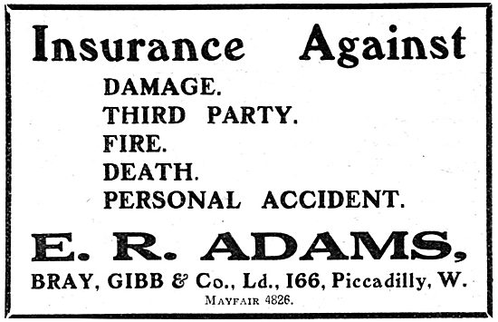 Bray, Gibb & Co. Aviation Insurance Risks - E.R.Adams            