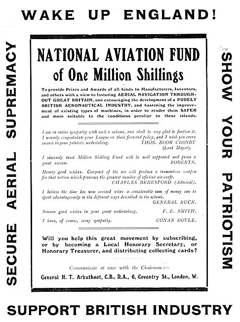 National Aviation Fund  1912                                     