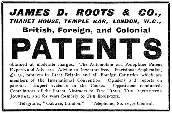 James D.Roots & Co - Patent Agents                               