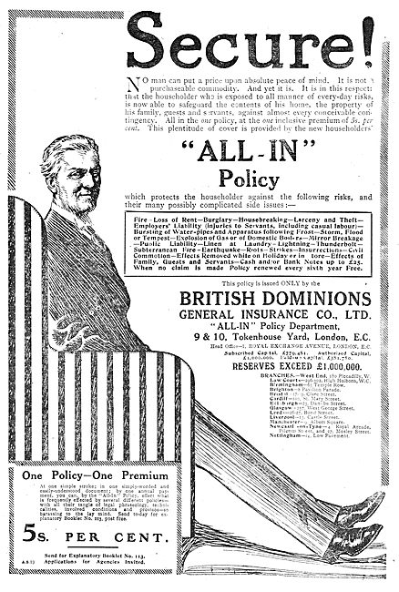 British Dominions General Insurance Co Ltd                       