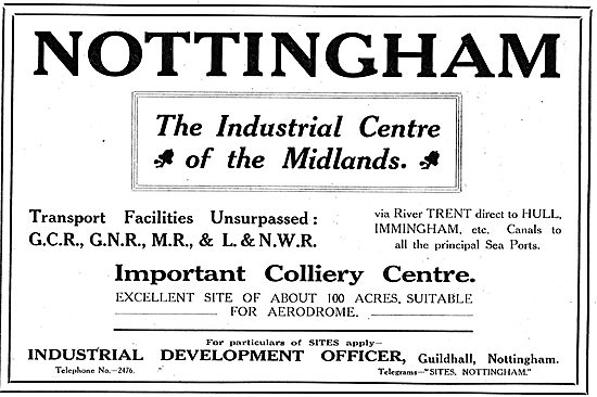 Nottingham Industrial Development Office - Invest In Notts. 1918 