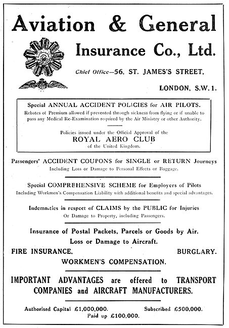 The Aviation Insurance Association                               