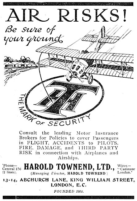 Harold Townend Ltd - Aviation Insurance                          