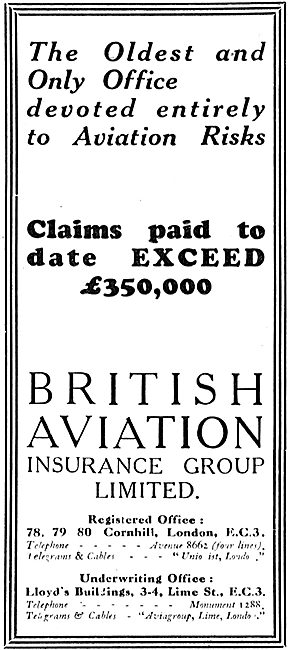 British Aviation Insurance Group Ltd                             