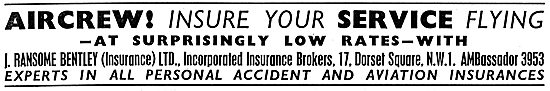 J.Ransome Bentley (Insurance) Ltd - Aircrew Insurance            