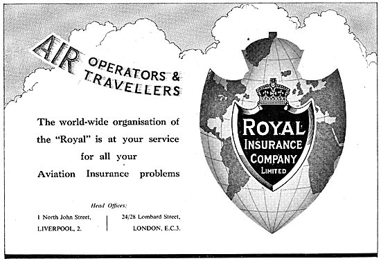Royal Insurance Company Ltd - Aviation & Travel Risks            