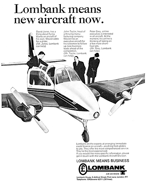 Lombank Aircraft Finance 1967                                    