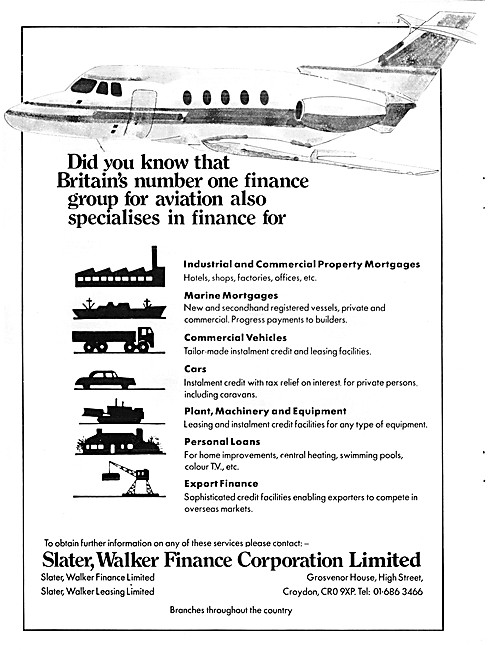 Salter, Walker Finance Corporation. Aircraft Finance             