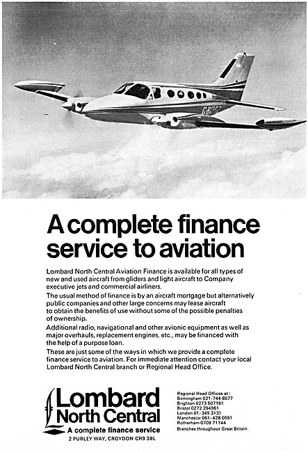 Lombard North Central Aircraft Finance Services                  
