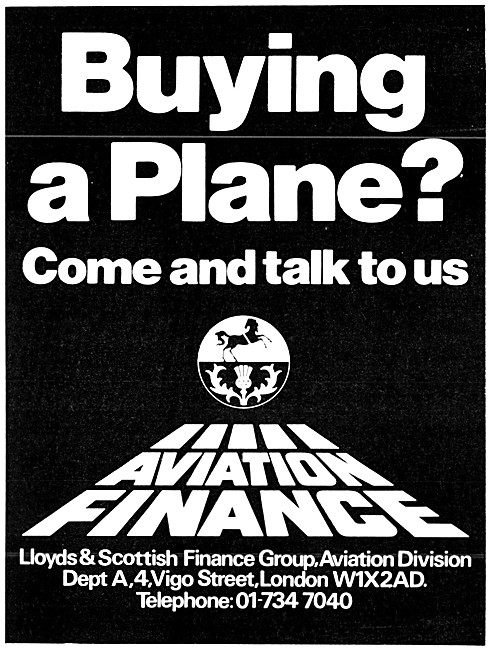 Lloyds & Scottish Finance Group. Aircraft Finance                