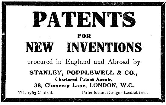 Stanley Popplewell & Co Chartered Patent Agents                  