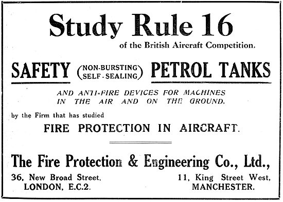 Fire Protection & Engineering Co. Rule 16 Self-Sealing Fuel Tanks