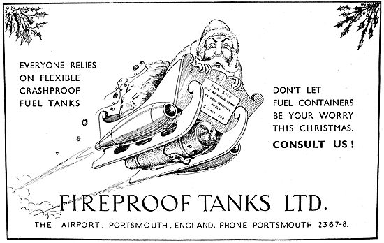 Fireproof Tanks Ltd. Christmas Greetings 1950                    