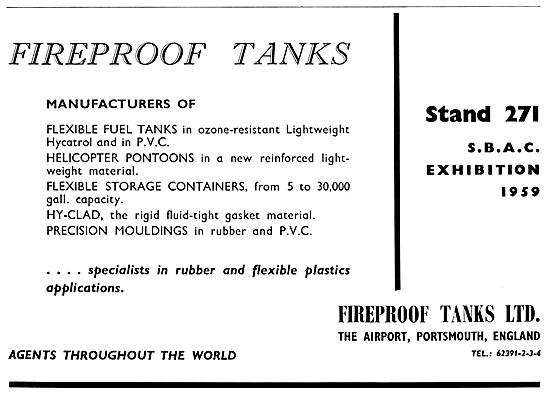 Fireproof Tanks - Aircraft Flexible Fuel Tanks                   