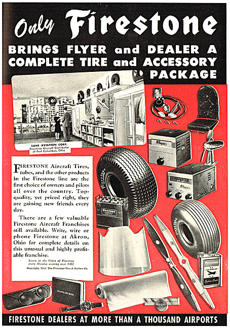 Firestone Aircraft Tyres & Aircraft Accessories                  