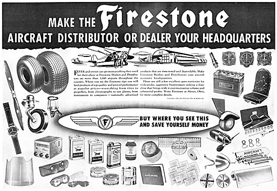 Firestone Aircraft Tyres & Aircraft Accessories                  