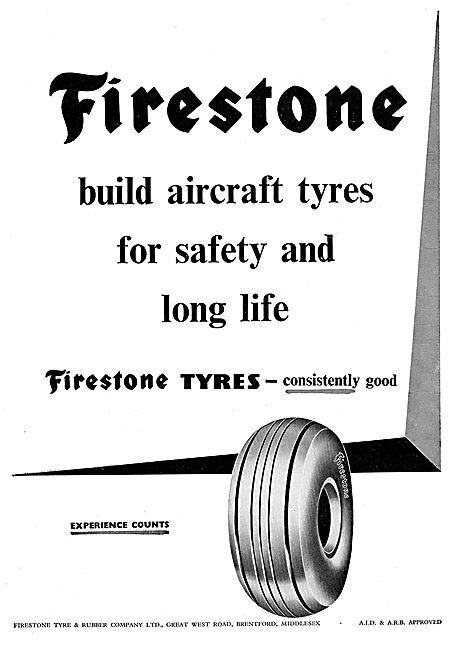 Firestone Build Aircraft Tyres For Safety & Long Life            