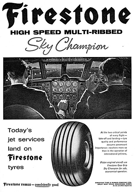 Firestone Sky Champion Aircraft Tyres                            