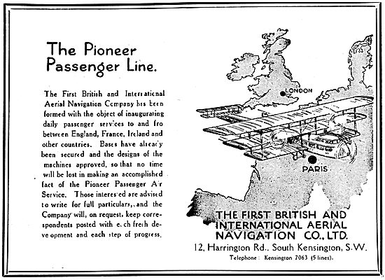 The First British & International Aerial Navigation Co           