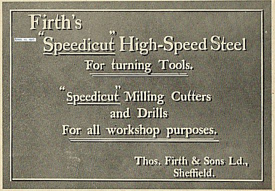 Firths Speedicut High Speed Steel                                