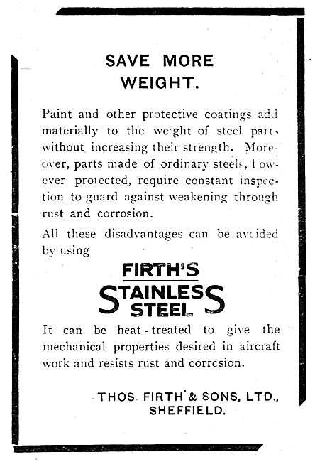 Firth's Stainless Steels                                         