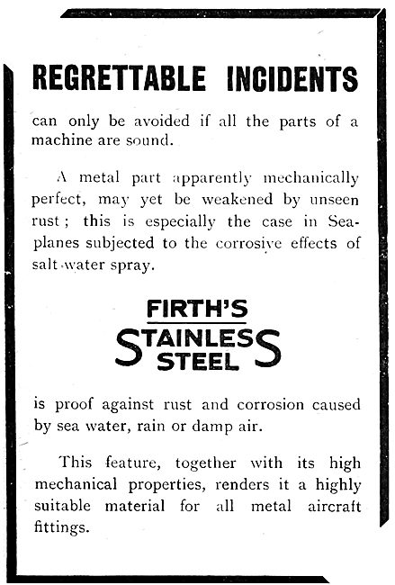 Firth's Stainless Steels                                         