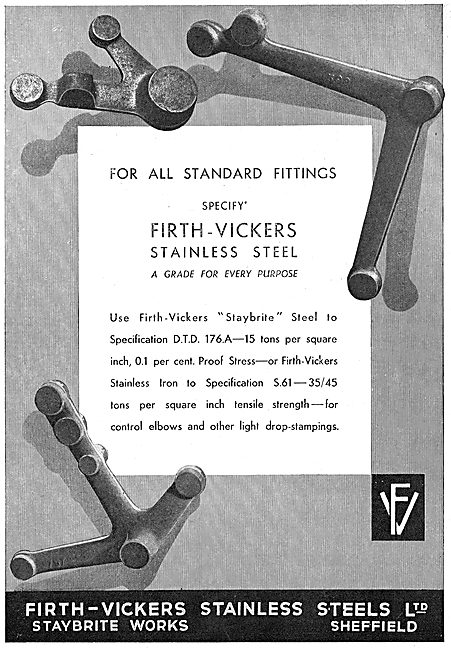 Firth-Vickers Stainless Steels: S61 - 35/45                      