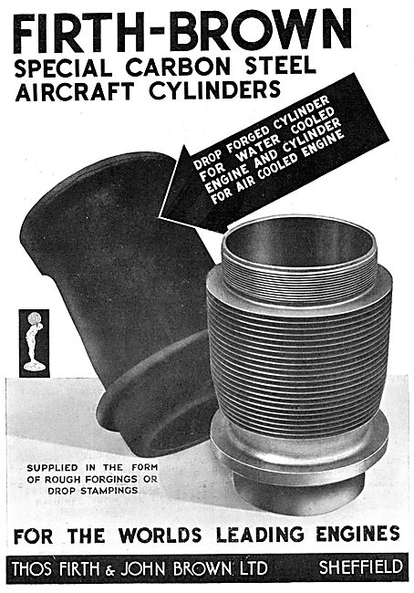 Firth Brown Carbon Steel Aircraft Cylinders                      